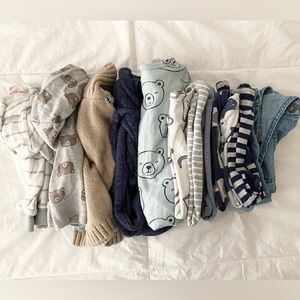 Bundle of Baby boy clothes 6-12 months (14 items)